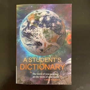 This is a student’s dictionary